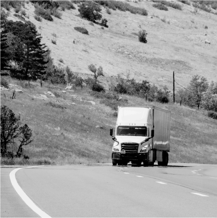 Full Truckload (FTL) Dry Van on the highway